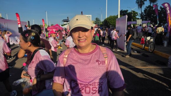 “La vida sabe mucho mejor tras vencer el cáncer de mama”: Itzel Miranda conquista Carrera Rosa Delia Barraza 2026 en Culiacán