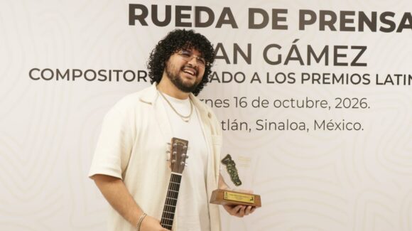 De Sinaloa para el mundo, Iván Gámez va por el Latin Grammy en tres nominaciones