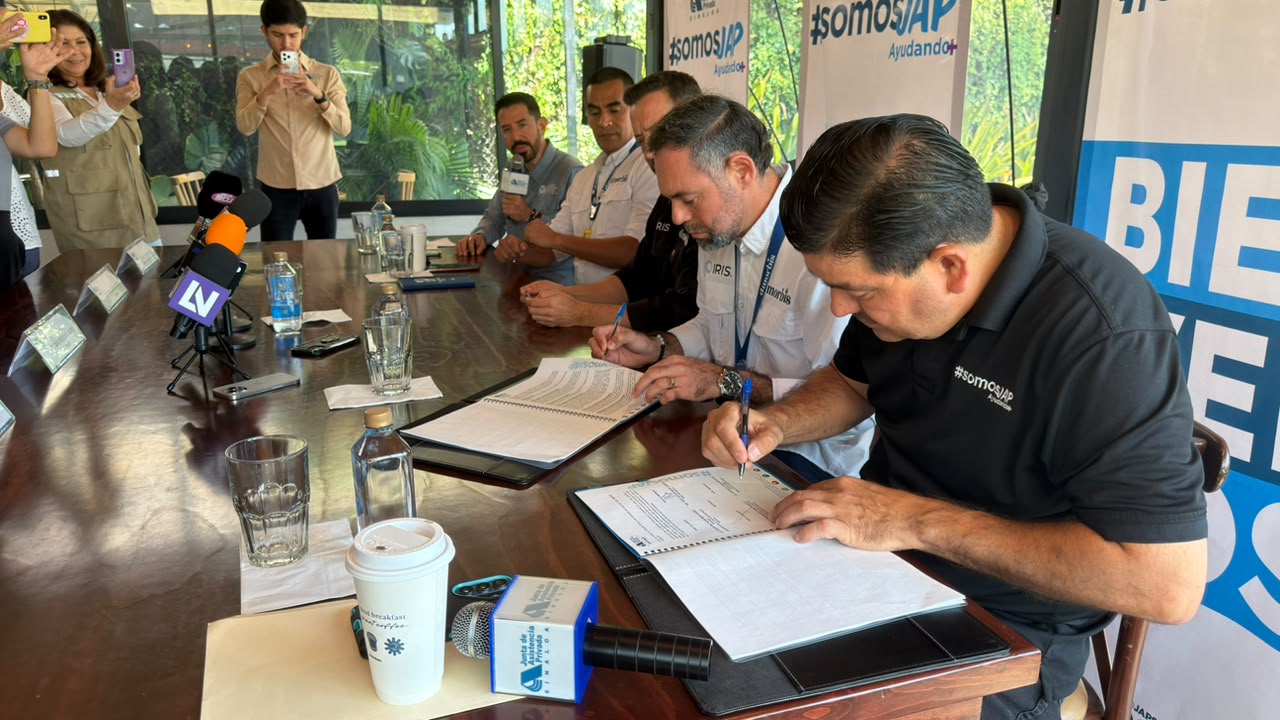 JAP Y DMORBIS firman convenio para fortalecer la seguridad de las IAP en Sinaloa