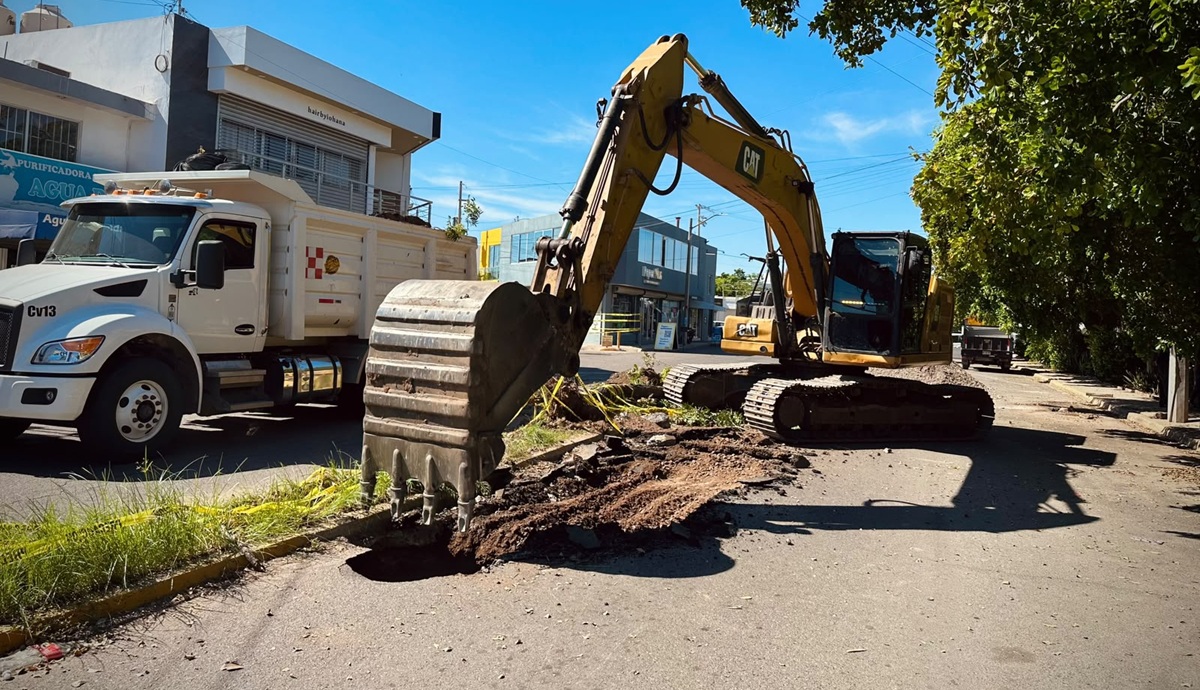 Japac inicia reparación de colector de aguas residuales en Villas del Río