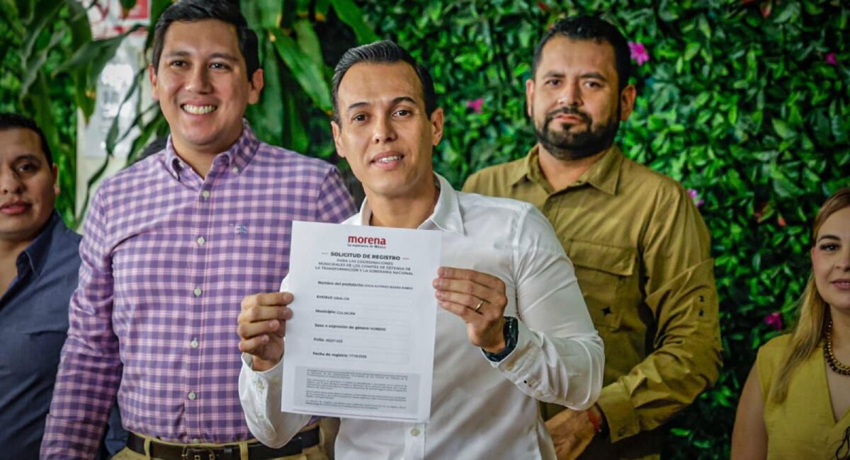 “Los números nos dan la ventaja, no vamos a frenar”: Jesús Ibarra se registra en Morena por la Coordinación Municipal de Culiacán