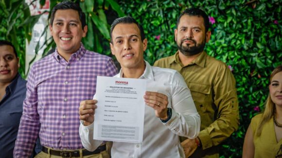 “Los números nos dan la ventaja, no vamos a frenar”: Jesús Ibarra se registra en Morena por la Coordinación Municipal de Culiacán