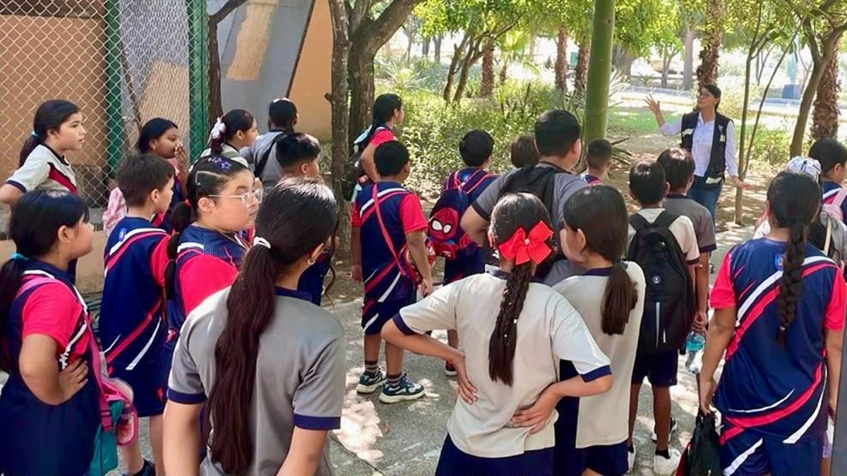 Jornada de Educación Ambiental en el Parque Central, en Mazatlán