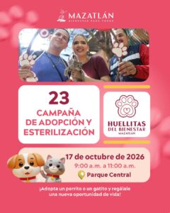 Jornada de Huellitas del Bienestar en Mazatlán