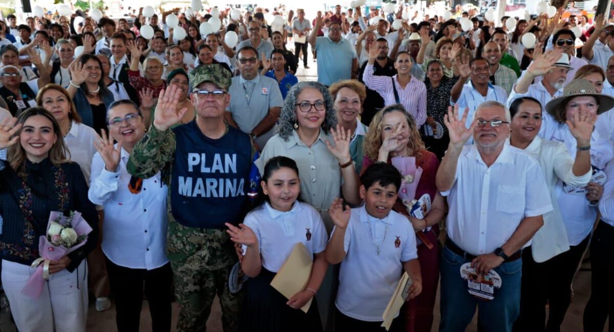 Llevan la Jornada por la Paz a Isla del Bosque, Escuinapa; Graciela Domínguez encabeza el evento