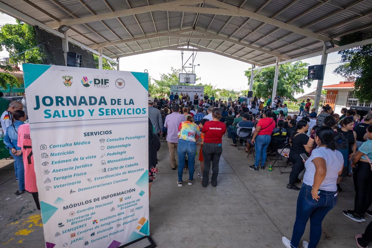 Jornada de Salud y Servicios en Alturas del Sur, en Culiacán