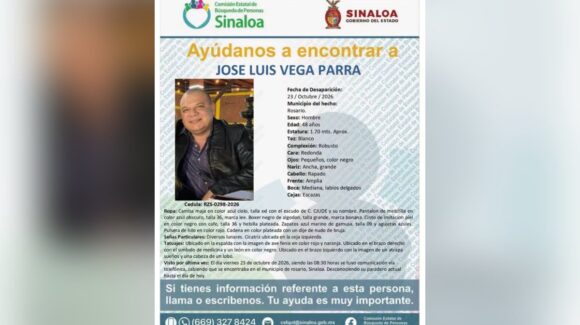 Desaparece el doctor del penal de Mazatlán; lo vieron por última vez el viernes en Rosario, Sinaloa