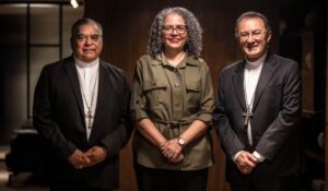 Gobernadora Graciela Domínguez recibe al Nuncio Apostólico en su visita a Sinaloa para dar su mensaje de paz