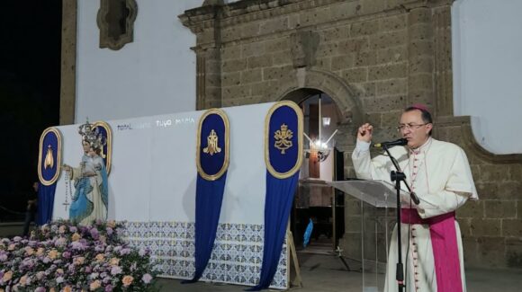 Nuncio apostólico en México pide por la conversión de quienes ejercen violencia en el “Rosario por la Paz” desde Guasave