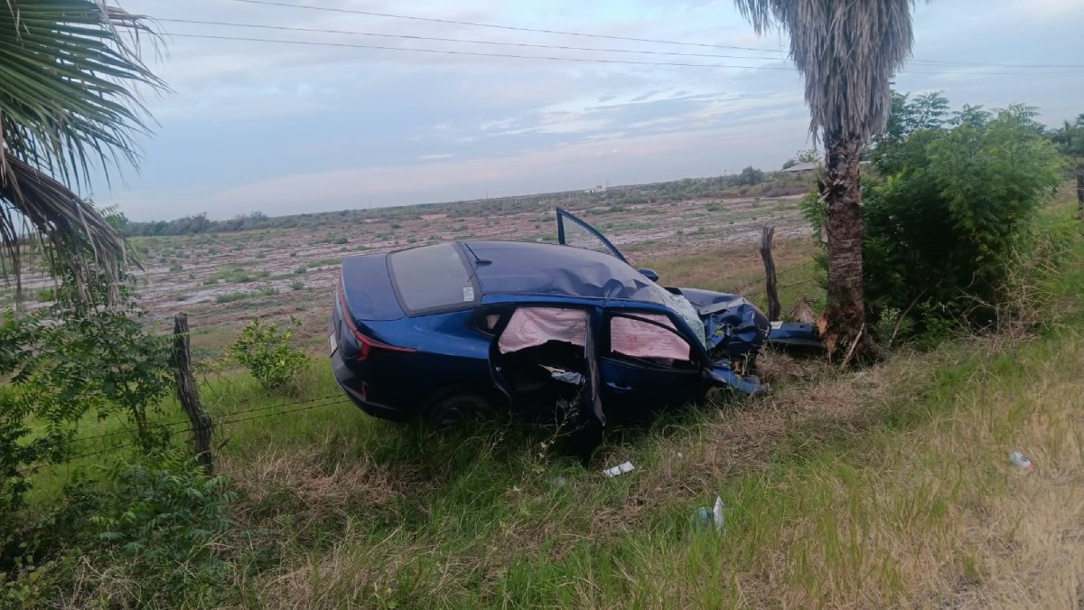 joven queda inconsciente tras salir del camino en tamazula guasave