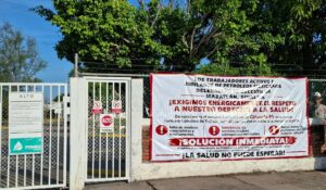 Sin servicios, sin medicinas, sin garantía de salud; jubilados y activos de Pemex exigen respuesta a sus derechos en Mazatlán