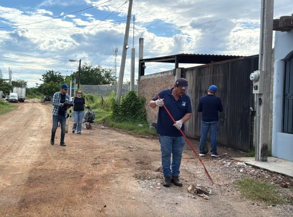 Labores de limpieza de Jumapam
