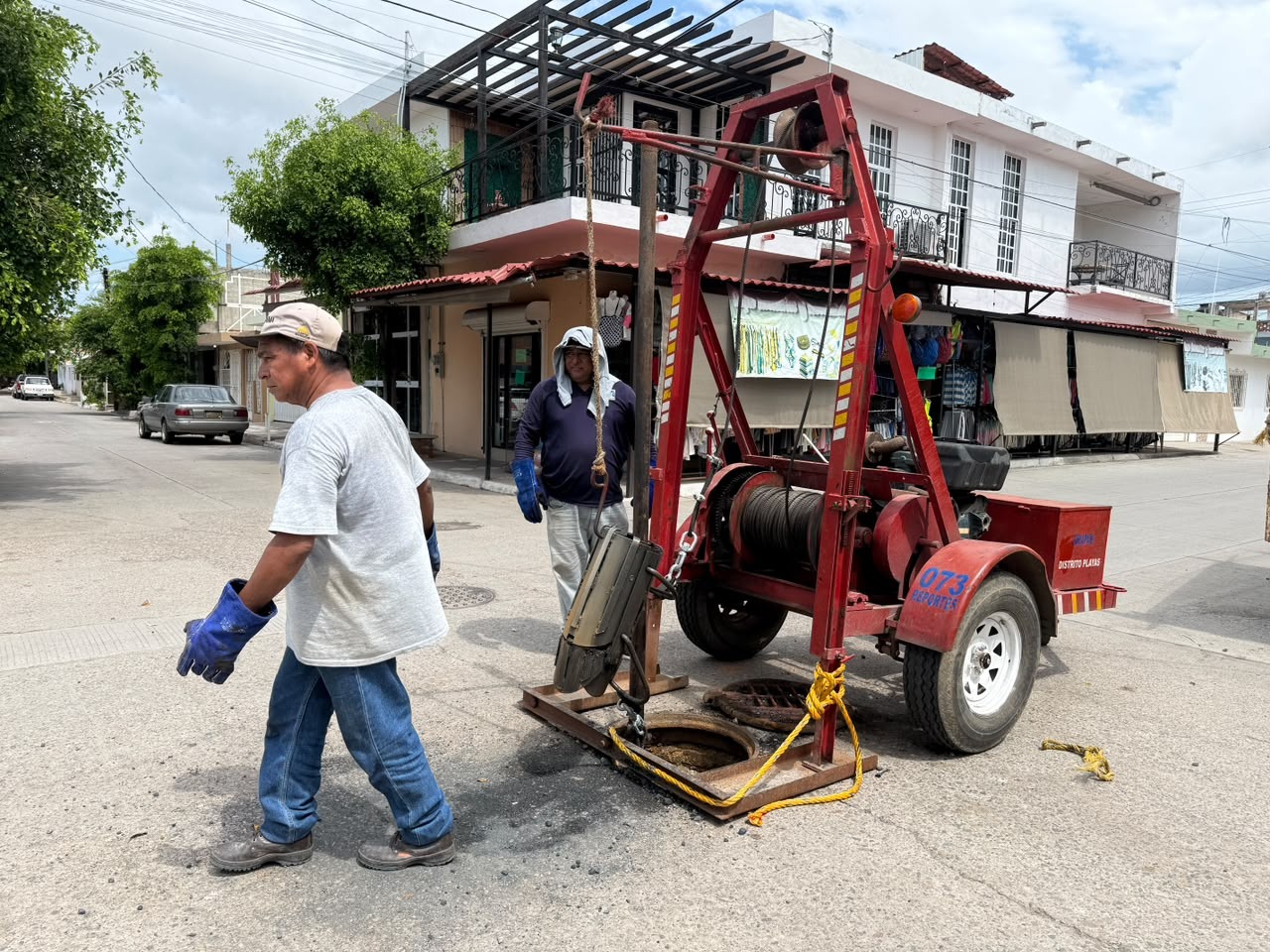 Labores de limpieza de Jumapam
