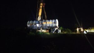 Liberan la carretera Libramiento Oriente tras estar cerrada más de 24 horas por accidente de pipa cargada de gasolina en Ohuira