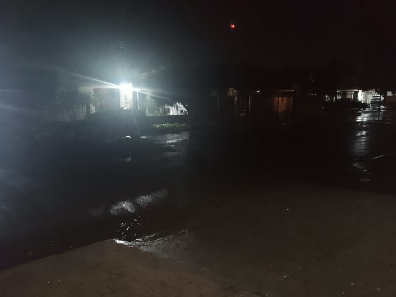 Lluvia en Guasave