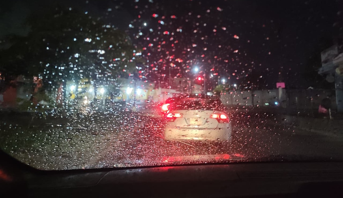 Lluvia ligera en Mazatlán