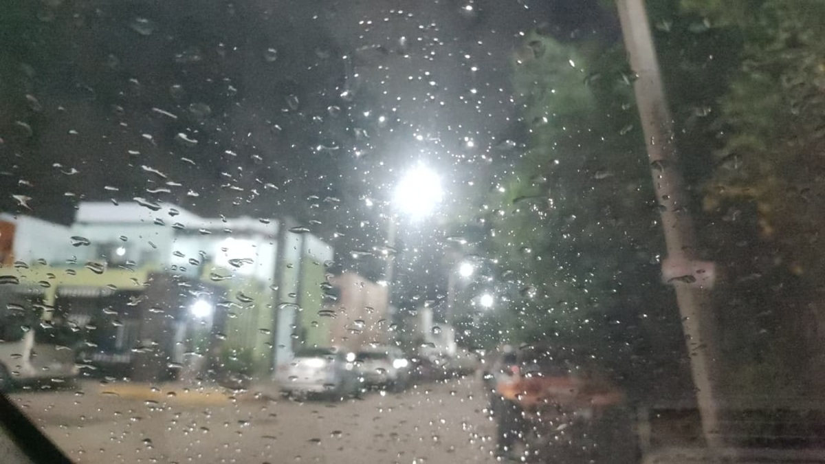 Lluvia ligera en Mazatlán