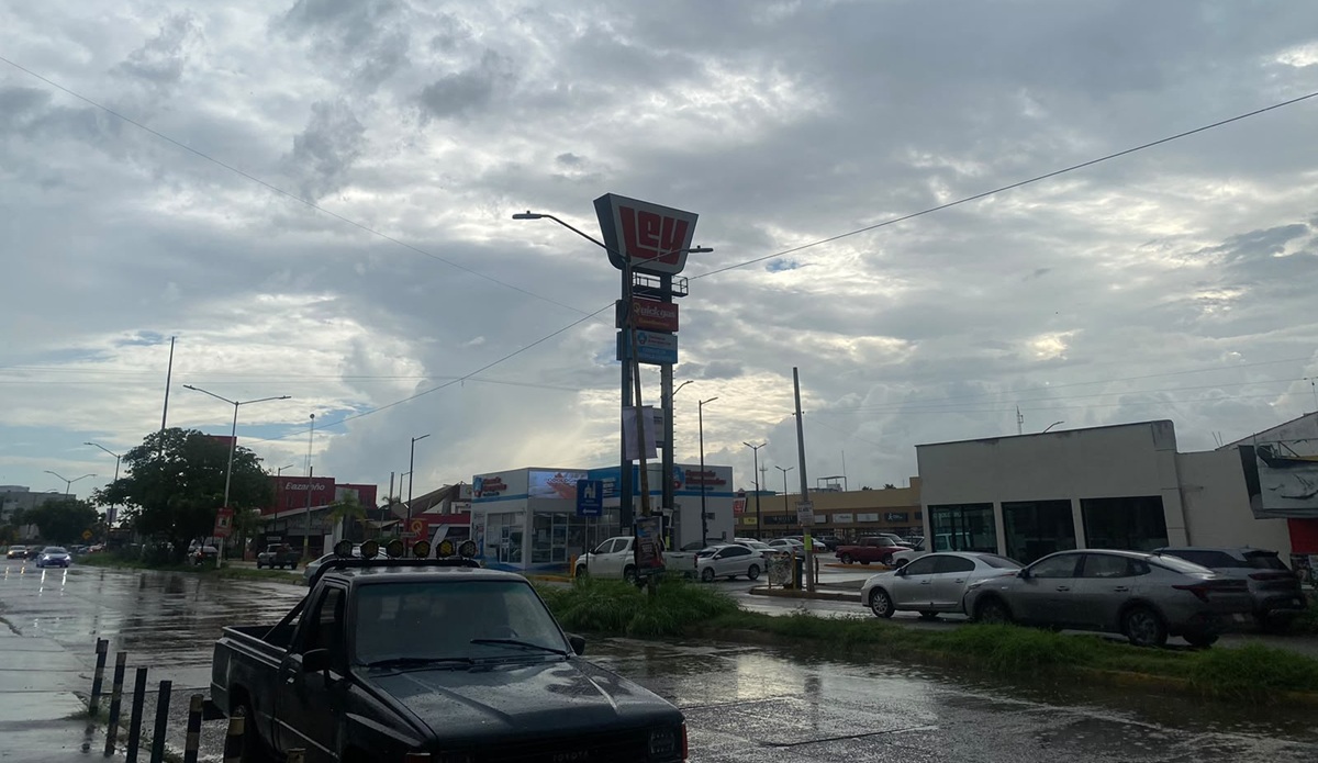 Lluvia leve en Culiacán