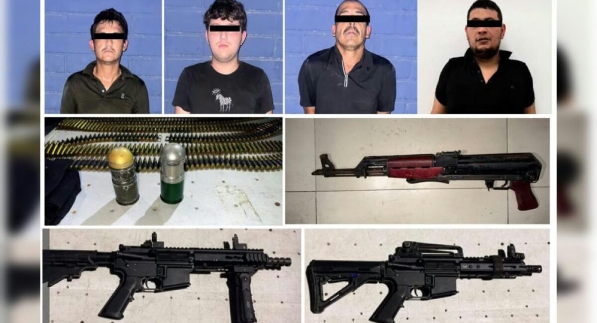Gabinete de Seguridad Federal confirma la detención de “El Coco Ranas” y otros tres hombres en Culiacán, Sinaloa