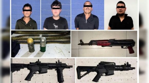 Eran 4 detenidos; esto fue lo asegurado a ‘El Coco Ranas’ durante su captura en Culiacán, Sinaloa