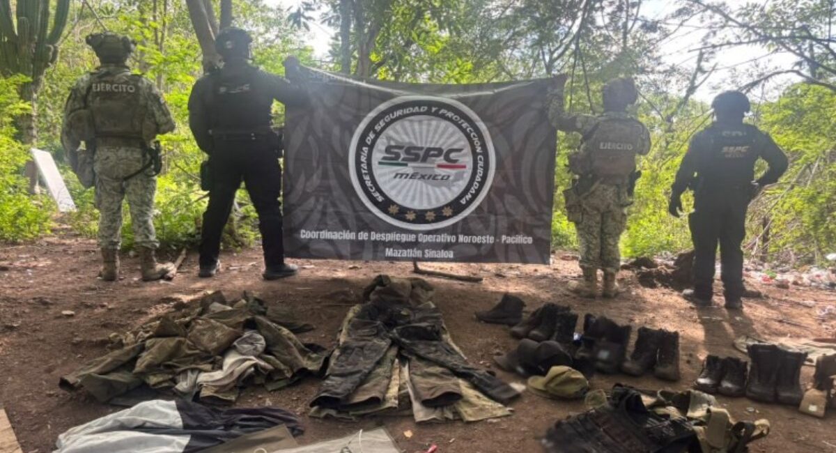 Localiza Ejército Mexicano en Concordia, Sinaloa seis minas terrestres y cuatro explosivos improvisados