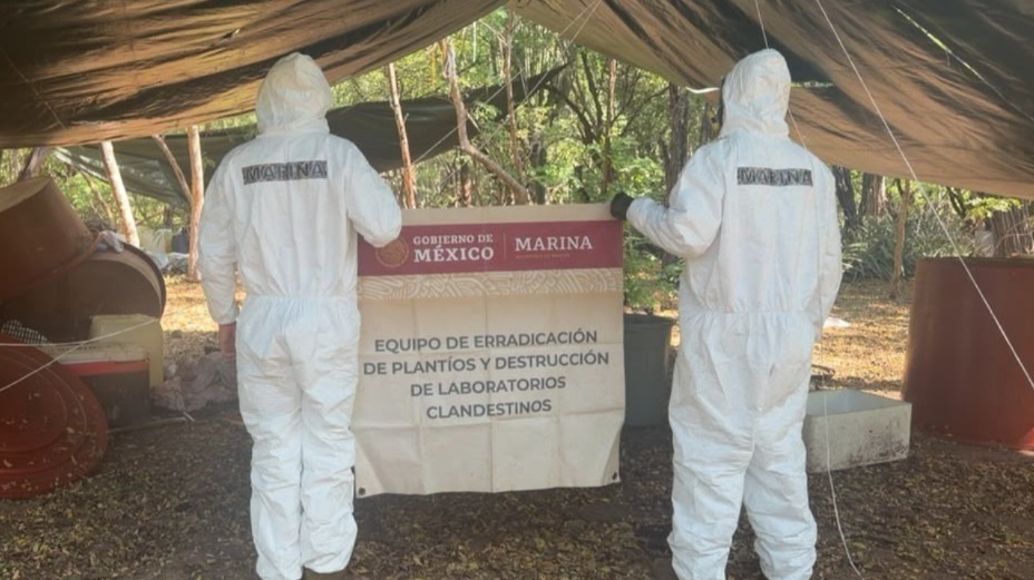 Localizan laboratorio clandestino de metanfetamina en Sanalona
