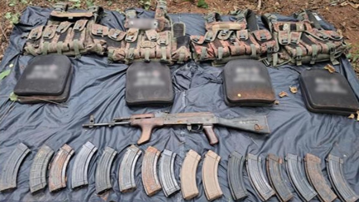 localizan tres campamentos clandestinos y aseguran arsenal en mazatlan armas