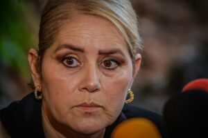 Lorenia Salas, madre de Paulina Castillo, para demandar a la FGE para que esclarezca la muerte de su hija