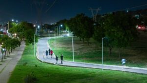 luminarias en culiacan parque