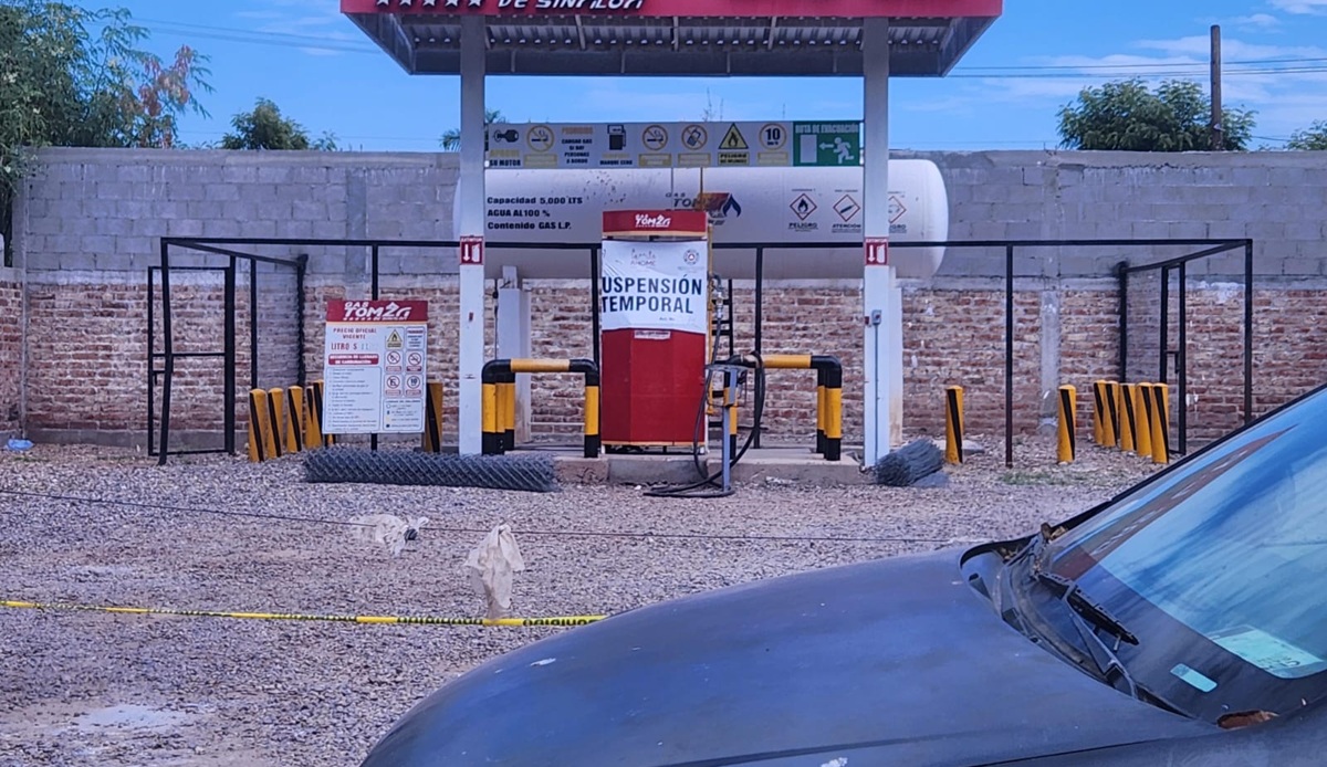 Manifestación de vecinos en contra de gasera en la colonia 75 de Los Mochis