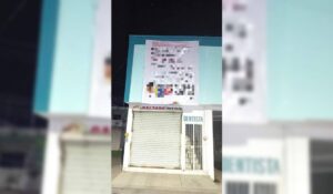 De madrugada aparecen lonas con mensajes en cuatro municipios del sur de Sinaloa