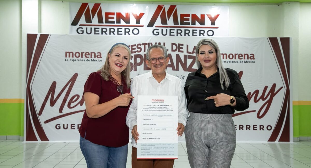 El ‘Profe Meny’ Guerrero se apunta por la alcaldía de Mazatlán, Sinaloa; busca coordinar a Morena rumbo a 2027