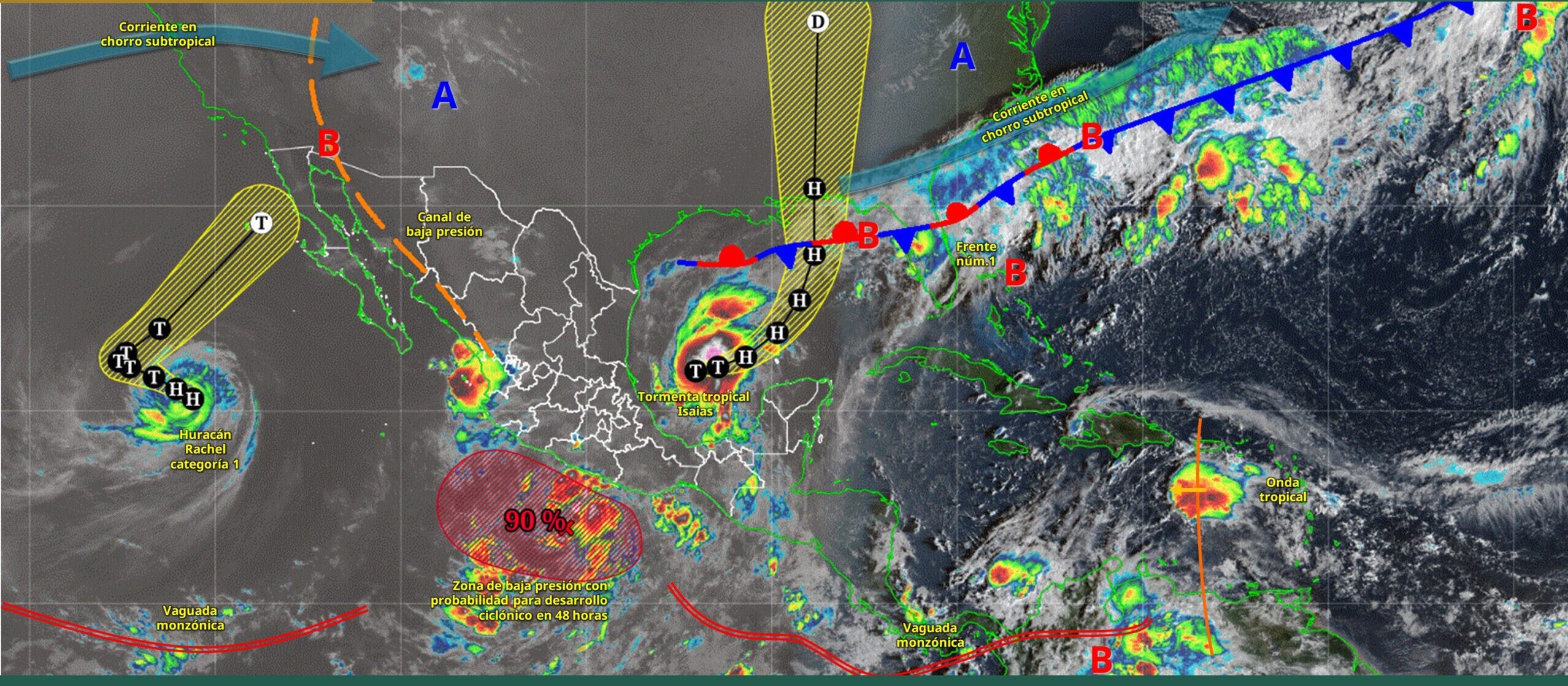 Pronóstico del clima miércoles 7 de octubre