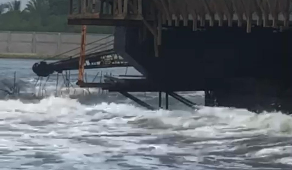Marejada llega a construcción de puente Bellavista-Las Glorias, en Guasave