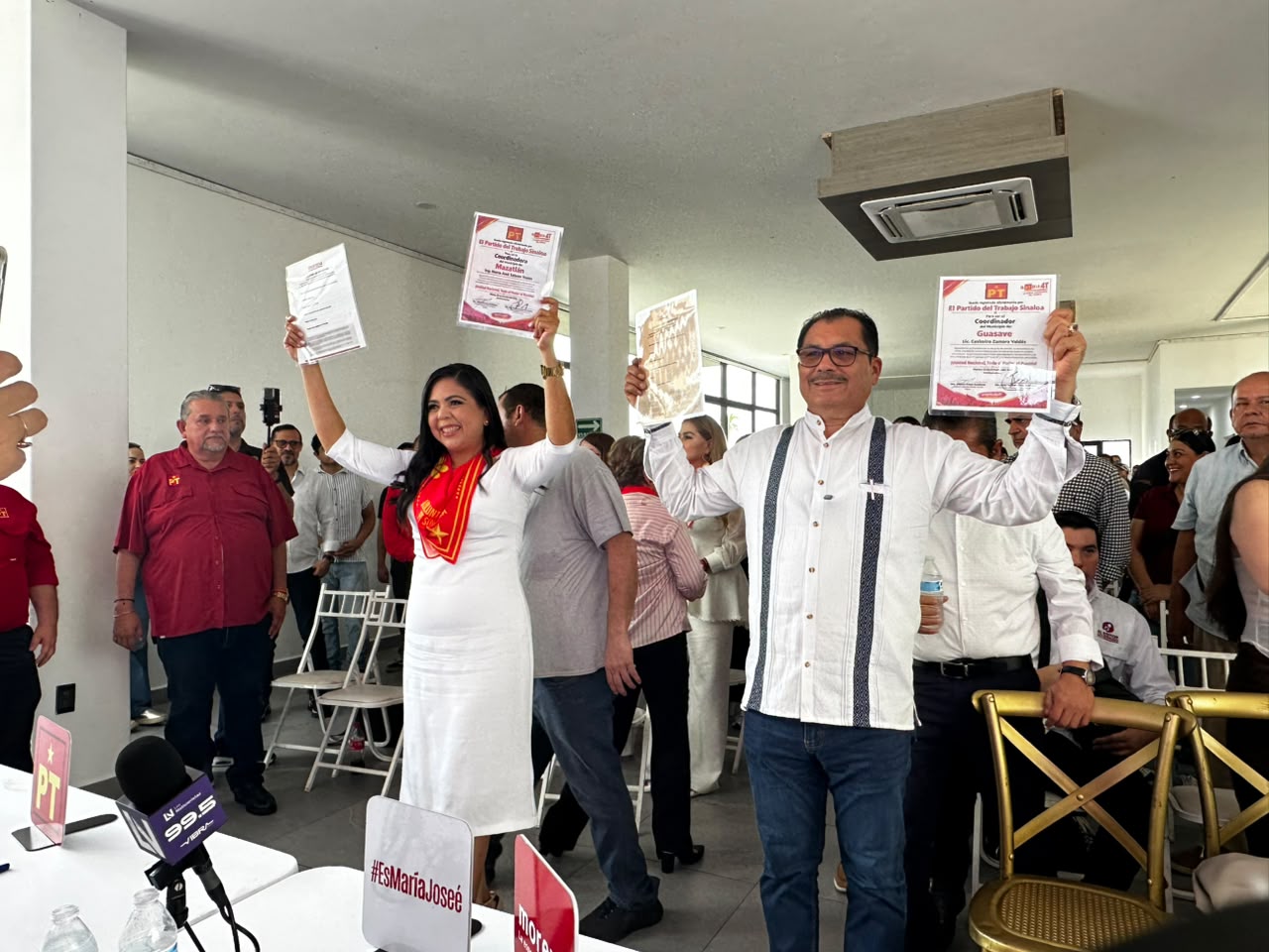 María Josée Salazar recibe nombramiento de coordinadora municipal del PT en Mazatlán