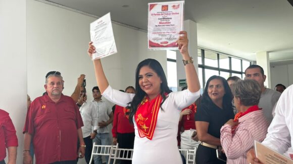 PT nacional arropa a María Joseé Salazar y cierra filas con Morena rumbo a 2027 en Mazatlán, Sinaloa