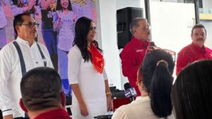 maria joses salazar reyes coordinadora de afiliacion del partido del trabajo evento