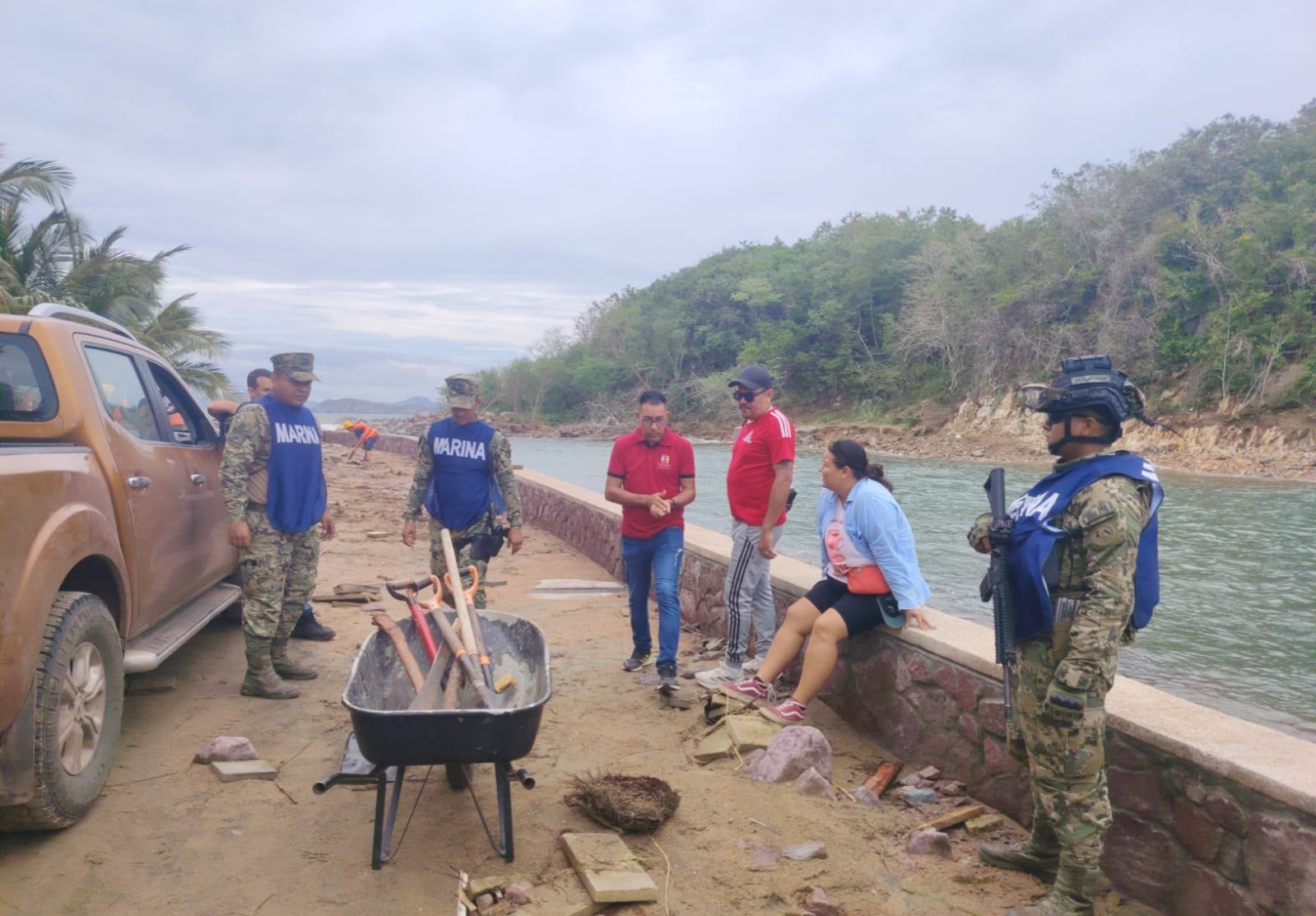 Marina activa operativo de prevención ante avance del huracán Simón a Sinaloa