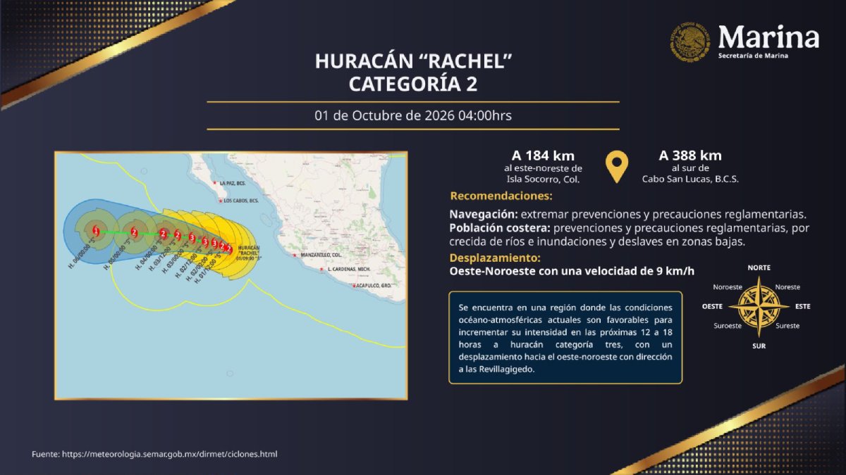 marina lleva ayuda a sinaloa tras polo huracan rachel