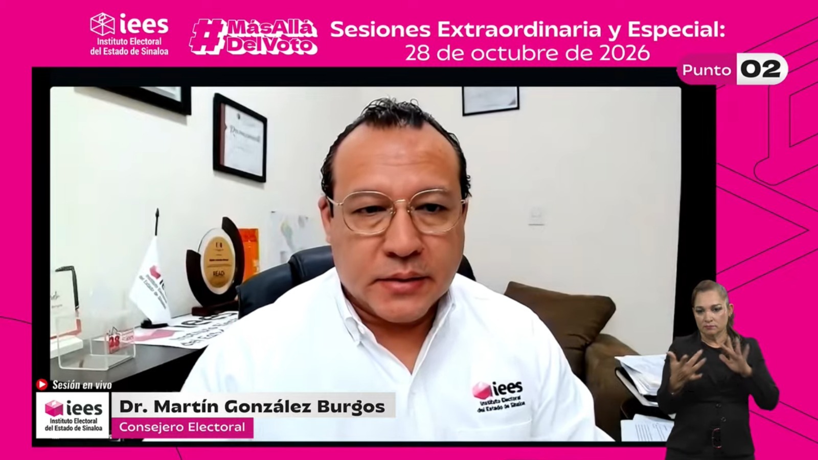 Martín González Burgos, consejero electoral