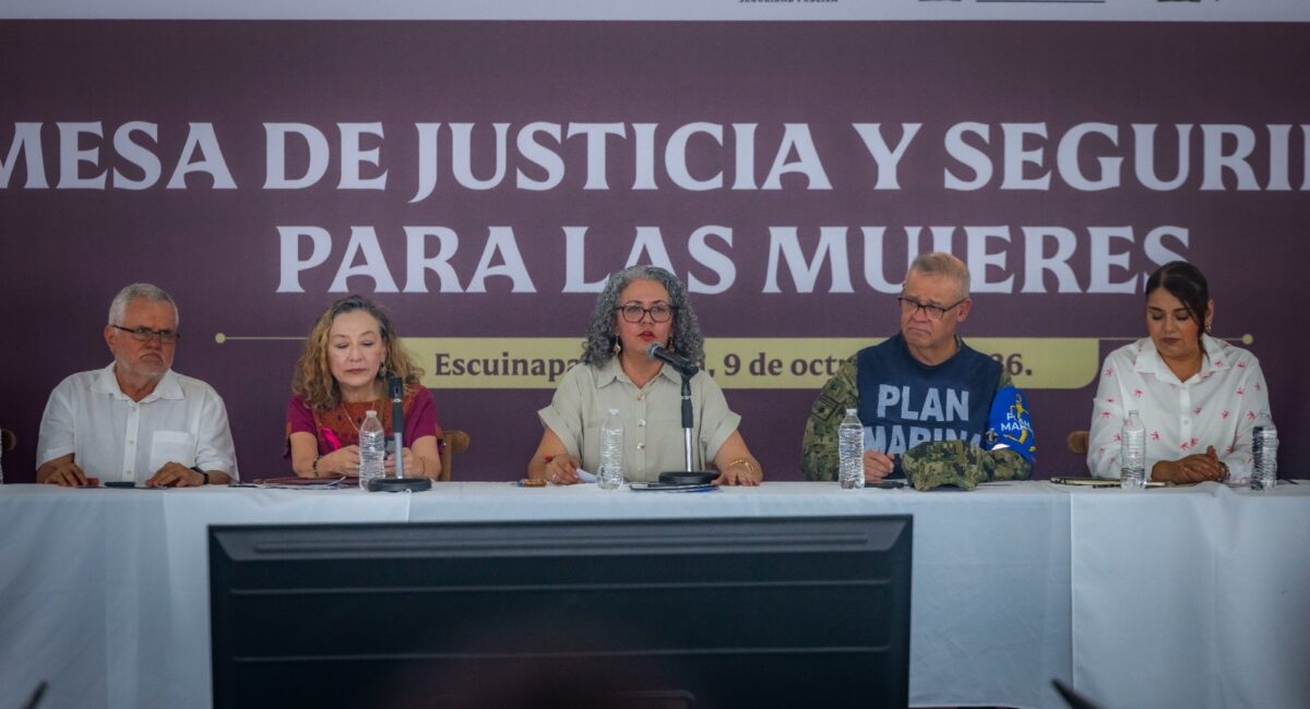 Realizan la Mesa de Justicia y Seguridad para las Mujeres en Escuinapa; estas son las estrategias a desarrollar