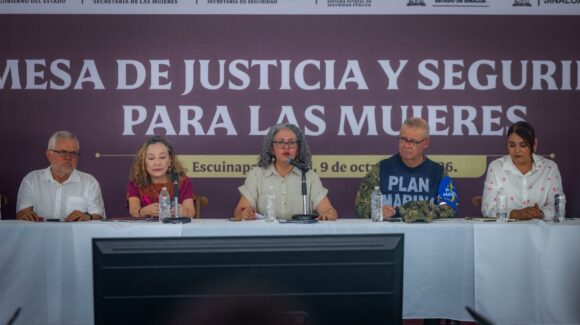 Realizan la Mesa de Justicia y Seguridad para las Mujeres en Escuinapa; estas son las estrategias a desarrollar