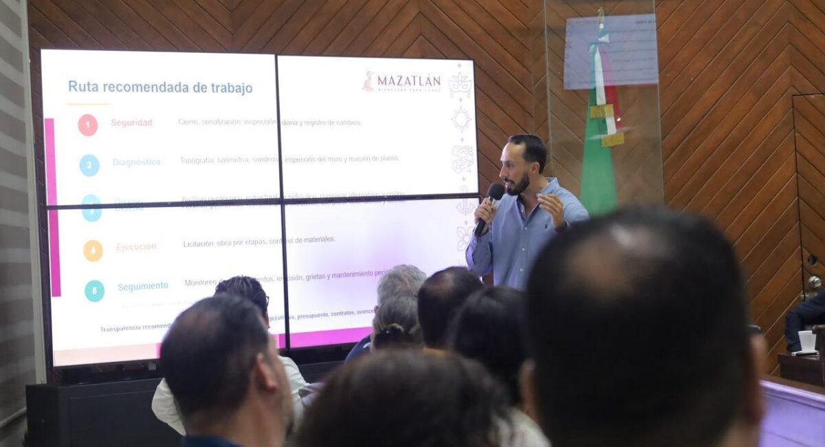 Reparación definitiva del malecón de Mazatlán dependerá de estudios tras temporada de fenómenos meteorológicos