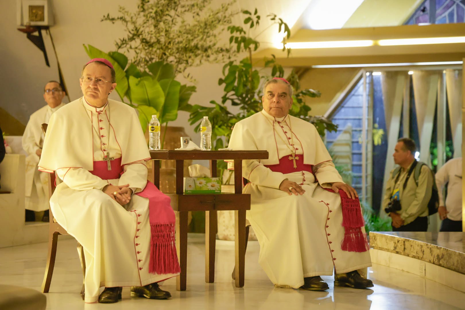 Joseph Spiteri, Nuncio Apostólico en México y Jesús José Herrera Quiñónez, Obispo de la Diócesis de Culiacán