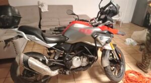 Moto asegurada en Mazatlán