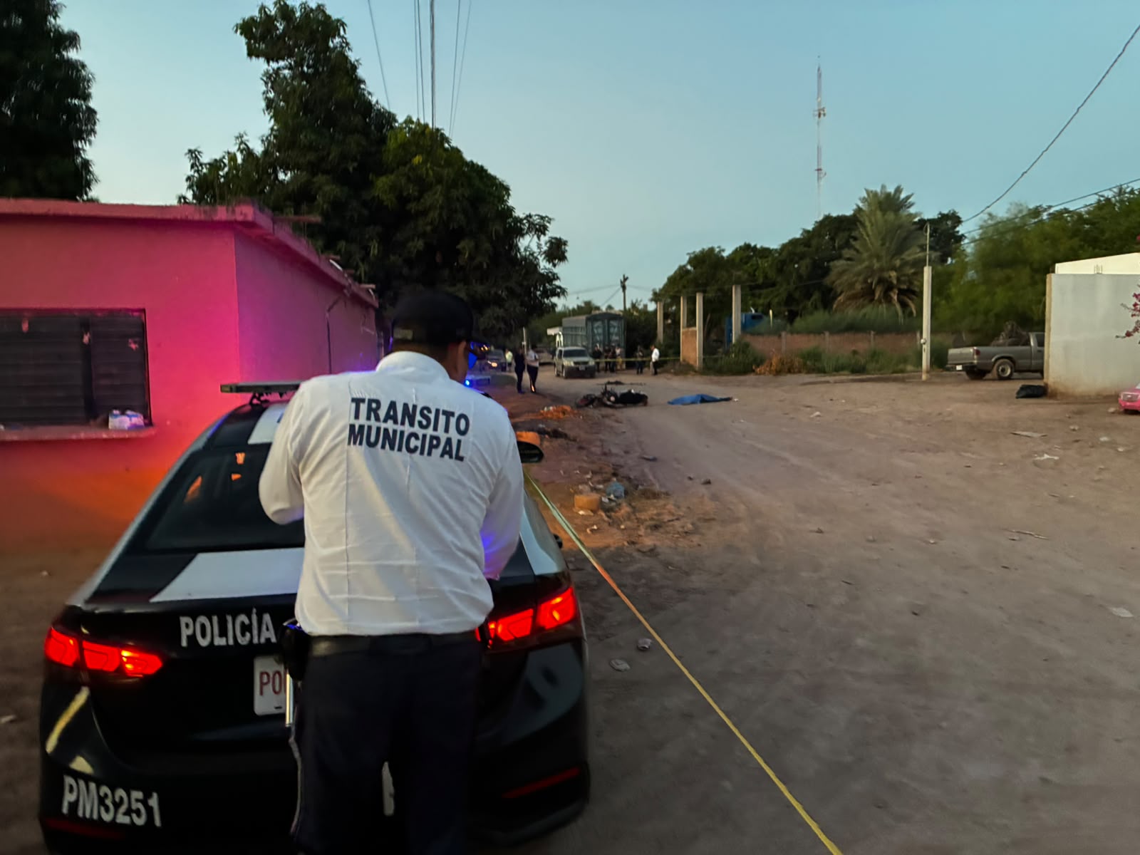 Un motociclista sin vida y uno más lesionado dejan accidente en el ejido 20 de Noviembre