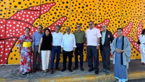 mural de choper nawers en culiacan inspirado en yayoi kusama