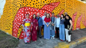 mural de choper nawers en culiacan inspirado en yayoi kusama lugar