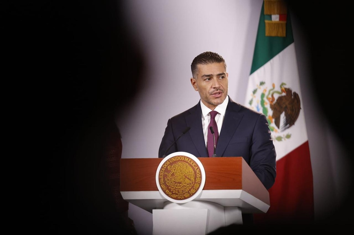 Omar García Harfuch en conferencia 'mañanera'