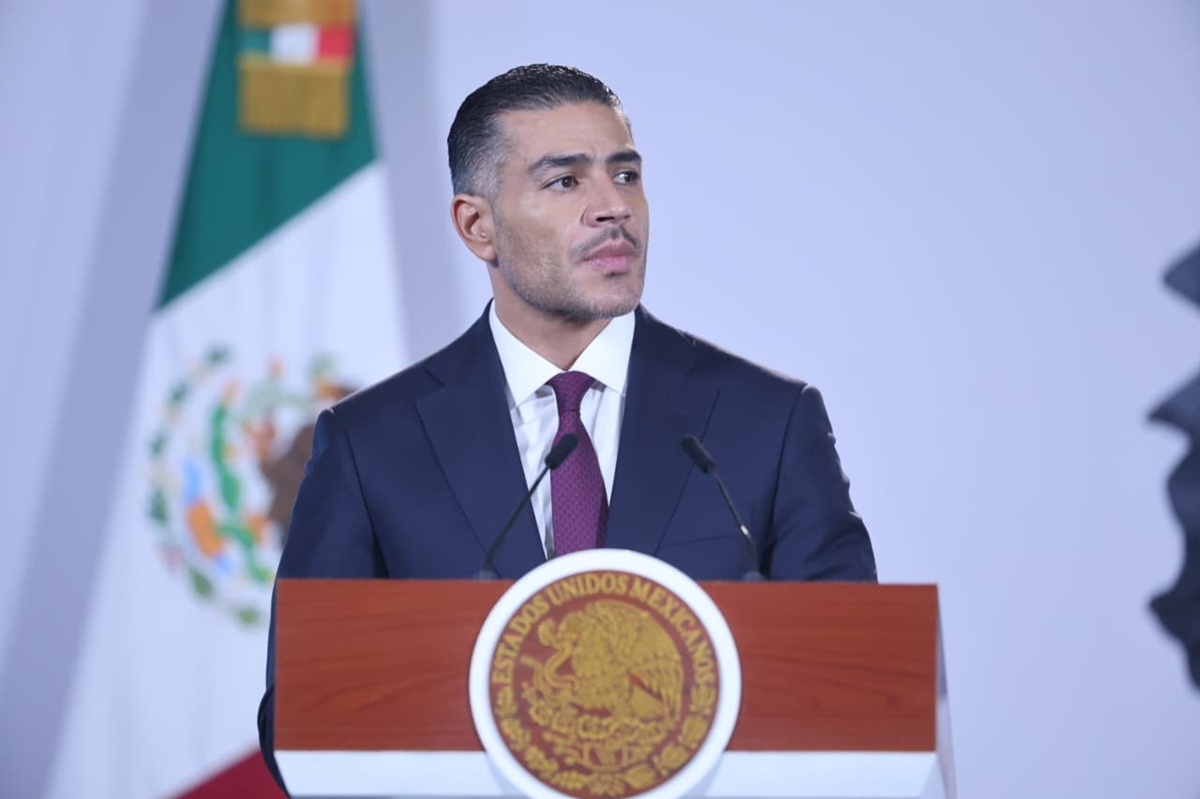 Omar García Harfuch en conferencia 'mañanera'